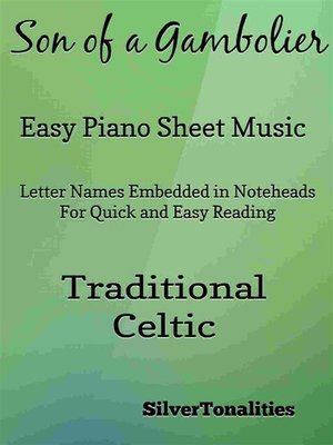 cover image of Son of a Gambolier Easy Piano Sheet Music